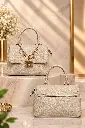Oriana Women’s Embossed Faux Leather Top-Handle and Crossbody Bag