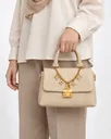 Oriana Women’s Embossed Faux Leather Top-Handle and Crossbody Bag
