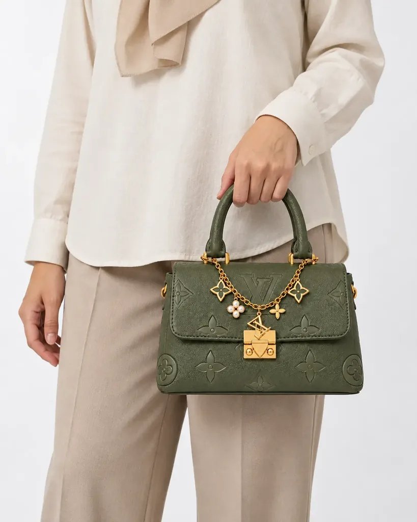 Oriana Women’s Embossed Faux Leather Top-Handle and Crossbody Bag