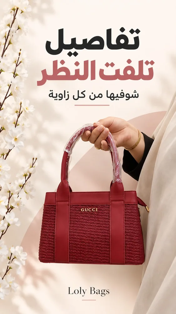 Women’s Faux Leather Top-Handle Handbag with a Raised Interlaced Pattern