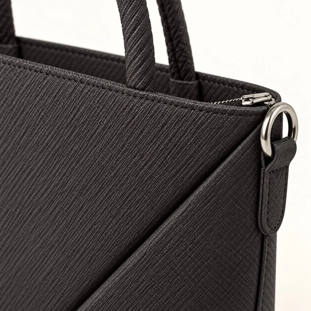 Women's Mini Woven Fabric Top-Handle Bag with Scarf and Crossbody Strap
