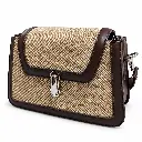 Women's Canvas Crossbody & Shoulder Bag with Front Lock