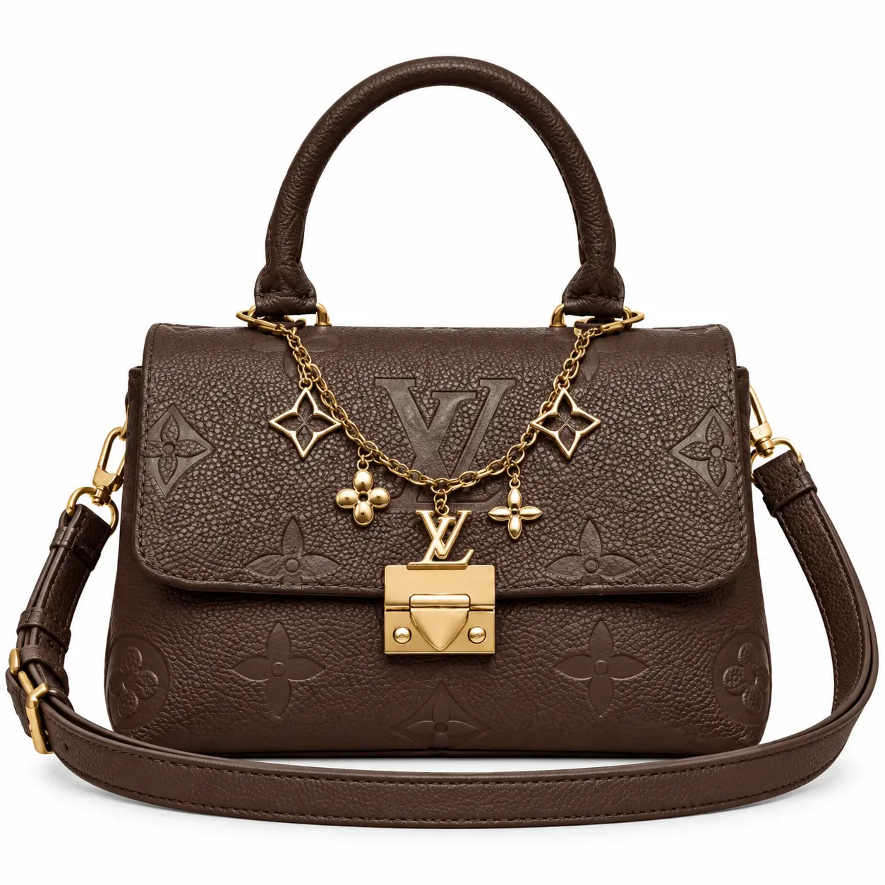 Oriana Women’s Embossed Faux Leather Top-Handle and Crossbody Bag