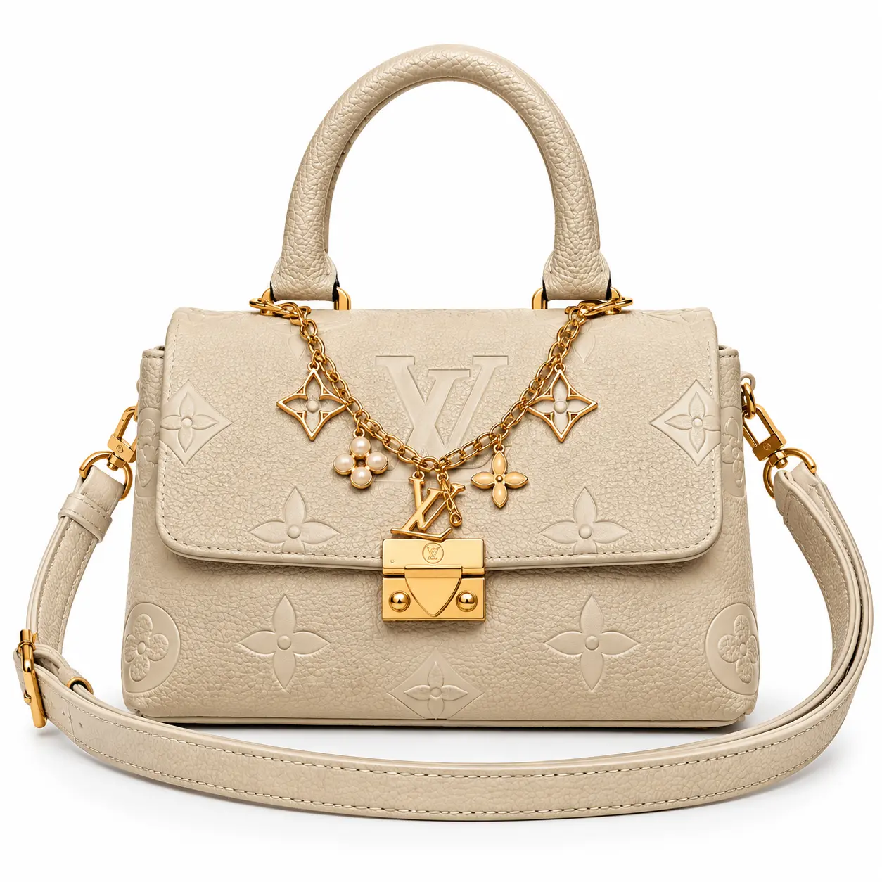 Oriana Women’s Embossed Faux Leather Top-Handle and Crossbody Bag