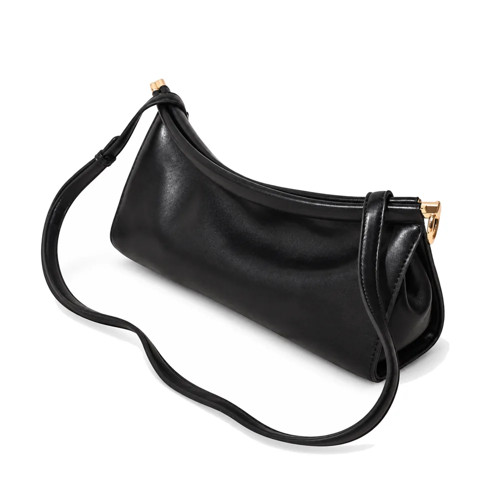 Women's Soft Slouchy Shoulder Bag with Top Zip