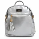 Women’s Faux Leather Backpack and Shoulder Bag with Multiple Pockets