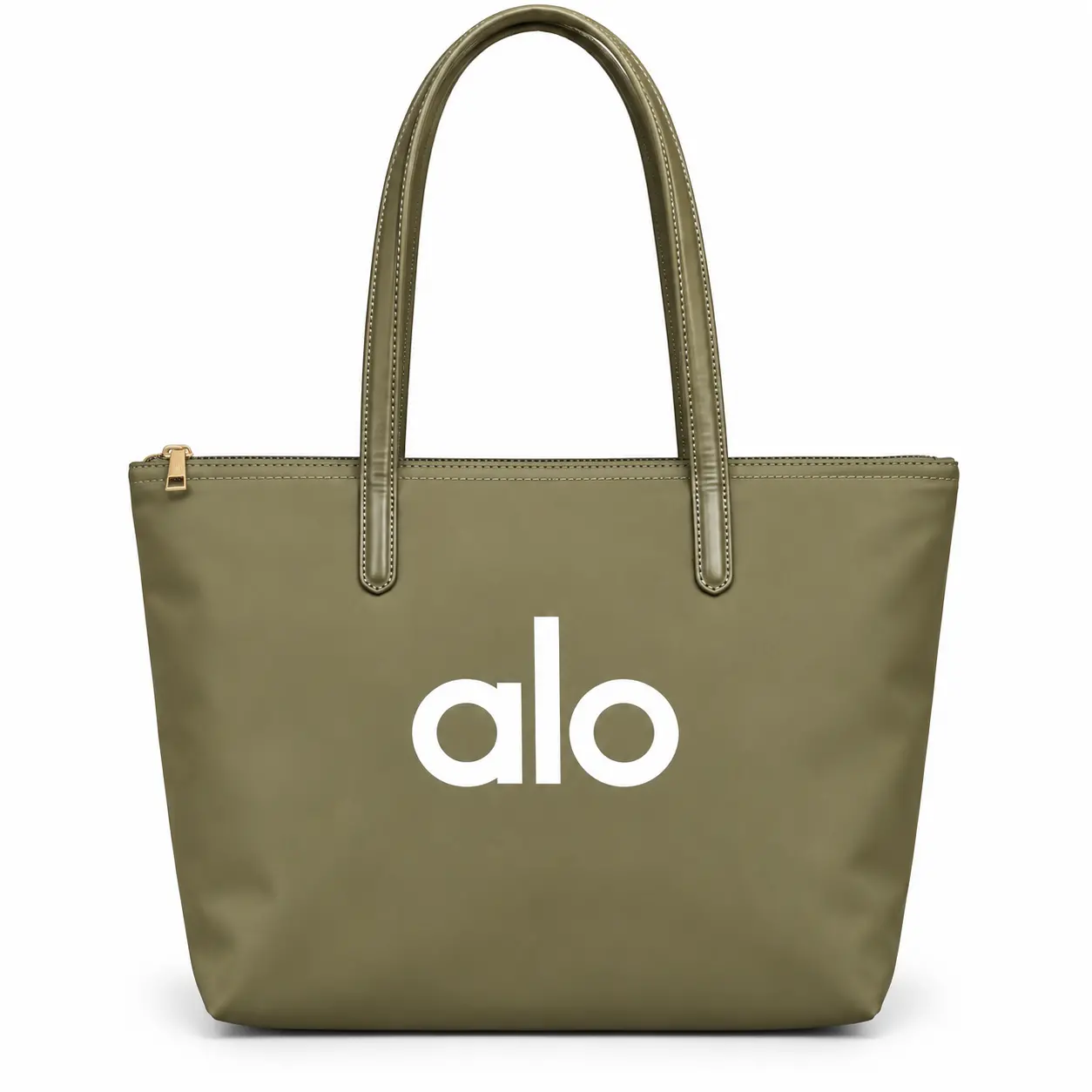 Women's Water-Resistant Polyester Tote Bag with Zip Closure